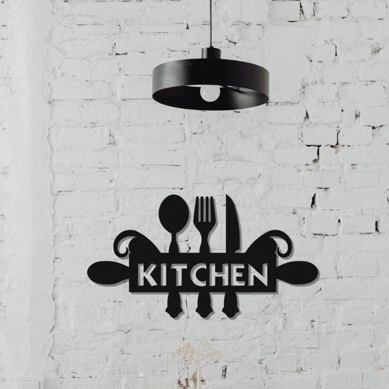 Rustic Metal Kitchen Wall Art | Farmhouse Decor