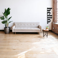 Metal Hello Sign | Modern Laser Cut Entryway Wall Decor