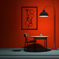 Metal Faces Wall Art | Abstract Line Art & Couple Decor