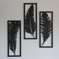 Metal Feather Wall Art | Boho & Rustic Home Decor