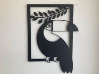 Toucan Metal Wall Art | Tropical Bird Decor