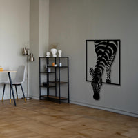 Zebra Metal Wall Art | African Safari Wildlife Decor