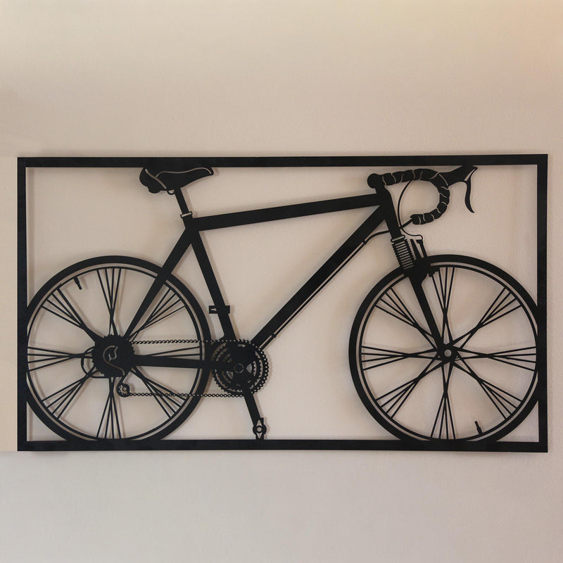 Metal Bicycle Wall Art | Modern Minimalist Bike Decor