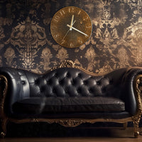 Reloj de Pared de Cobre Artesanal - Decoración Rústica y Moderna para el Hogar