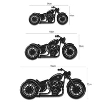 Arte Mural Metálico Moto - Decoración Premium para Garaje y Cueva del Hombre