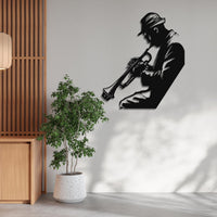 Metal Saxophone Wall Art | Jazz Music Studio Decor
